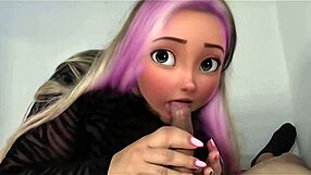 Neighbor's son gets massive deepthroat from chubby Latina milf. She swallows every drop.