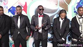 small teen sucks black monster cocks in hardcore blowbang