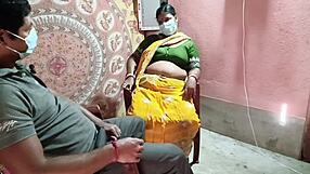 stepmom tells stepson to massage her big tits and wet pussy for free