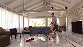 Massage Turns to Titty Fuck and Wide-Open Blowjob!