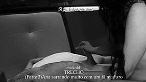 hotwife strokes old male friend's throbbing cock during voyeur massage. part 3 excerpt clip