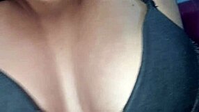 she lets stepdad grope hairy armpits then fuck tits and cum on them with huge cock