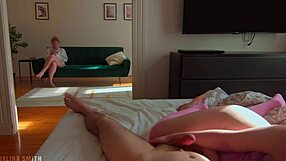 edging my bf explodes cum inside me seconds as stepmom watches hungry