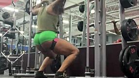 my heart races for bobbi jo's cute ebony shorts fetish