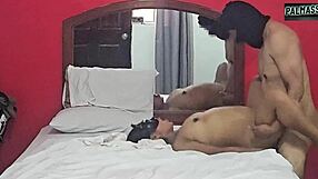 chaparrita ninfomana bends cowgirl rides young cock doggy creampie moans rico adentro