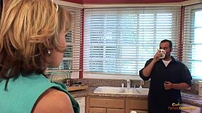 Bound Big Tits Milf Gags On Cock Then Chained Fuck?!