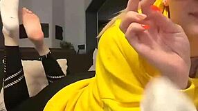 dirty barefoot feet in nike socks smelly fetish sight