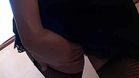 blonde 18yo bombshell gets fucked hard in fishnets and heels