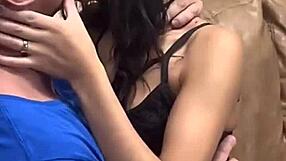 cute brazilian novinha kisses athletic latina girlfriend passionately