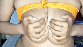 desi bhabhi's huge natural tits sway seductively homemade indian milf tease