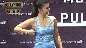 jacqueline fernandez intense workout exercise routine