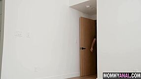 what if redhead milf housewife takes stepson's cock deep in her shaved ass while clueless husband watches tv?