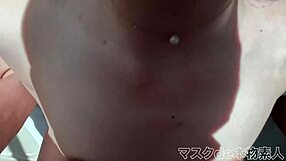 19yo Japanese idol full face creampie in public truck blowjob