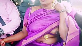Indian Saree Housewife Dirty Talks Driver Into Car Rimjob Tits Fuck