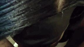 masked lalola klitz deepthroats and licks big black monster cock