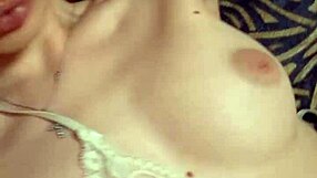 curvy bimbo with big tits and braces demands armpit worship in lingerie bedroom