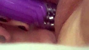 bbw spreads wide for quick toy insertion in her dripping wet pussy, you in?