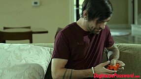 My petite stepsis ARIA LEE caught me stroking now she JOINS for hot fun