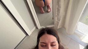 Step Sis Caught Watching Fucks Her Mouth Deepthroat Cum Facial Daddy Roleplay