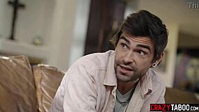 Private investigator Natasha Nice's rough sex services with big tits and monster cock make client lucky