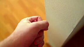 caught sis fingering then creampie through yoga pants hole