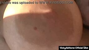 god vicky vette's so horny stripping thong for rokks monster cock deepthroat