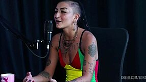 Bruna Carlos Fingers and Fucks in Sheer Red Casting Comp