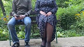 stepmom's hairy pussy drips after pissing, craving stepson's tongue deep inside