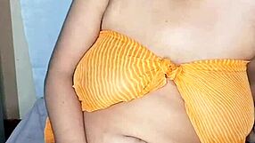 desi bhabhi's huge natural tits sway seductively homemade indian milf tease