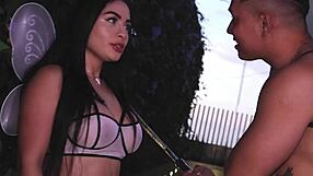 innocent angel 😇 tempted by pervert demon 😈 surrenders pink pussy - alejandra palacios pt1