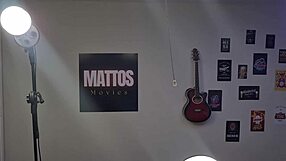 Skinny latina alice drummond takes cock deep in ass and pussy during mattos movies backstage fuck fest.