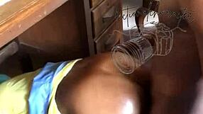 ever get stuck like these ebony teens taking big cock creampies?