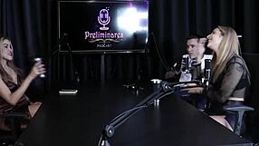 Yasmin Pariz in Sheer Red Lingerie Teases Oral but Client Skips Full Sex