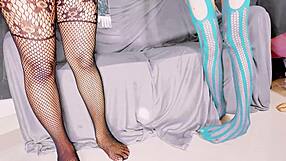 stepsister bff whispers i'd fuck you in threesome wanna join us now?