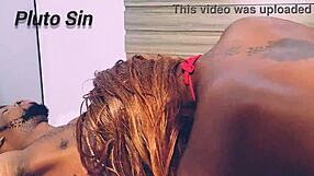 Jasmine Candy's Romantic Red Dress Sex In Lagos Hotel With Big Cock Riding