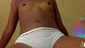 Cute Teen's Squirting Bliss in Stockings During Hard Fuck