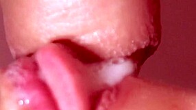 Step Sister Takes Closeup Facial Cumshot After Blowjob Pt3