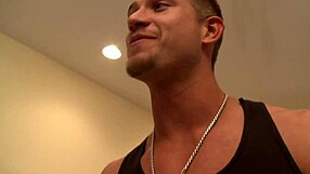 Flexible babe with big clit rides tattooed stud's monster cock hard