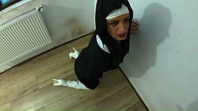 Check out slutty nun and nympho maid in wild cosplay compilation preview