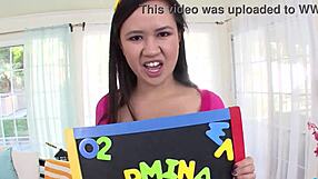 i finally facefucked cute 19yo asian carmina kai's tiny mouth with huge cock pov