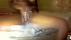 Cute Teen's Squirting Bliss in Stockings During Hard Fuck