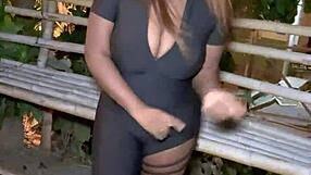 Met road stranger, rode his cock all night paying with wild outdoor sex!