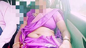 Indian Saree Housewife Dirty Talks Driver Into Car Rimjob Tits Fuck