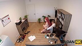 i got so horny seeing olivia's big tits i jumped her cock in the office