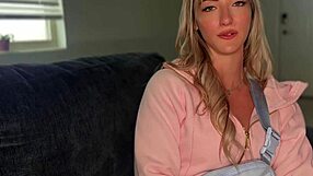 This hot blonde walked in desperate for my BBC sex therapy pounding