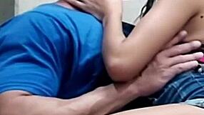 cute brazilian novinha kisses athletic latina girlfriend passionately