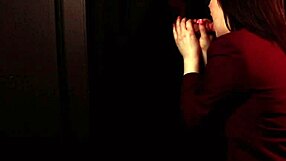 wanna watch this student slut deepthroat cock at the gloryhole and swallow every drop?