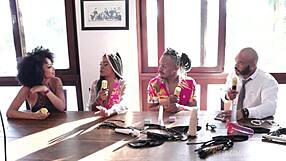 we loved liberal fun now casal black rj tries first porn in sheer red