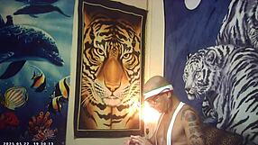 whoa, first-time italian bombshell with big natural tits feels the pound machine backstage