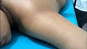 Therapist's Oiled Hands Feast on Slave Whore's Buttocks